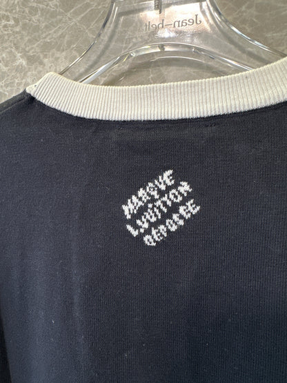 Louis Vuitton Floral Embroidered Knit T-shirt