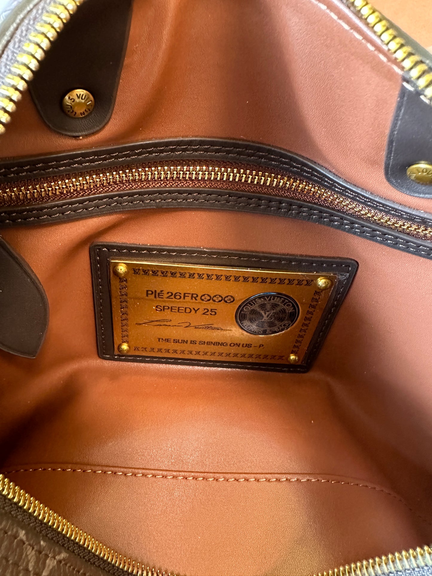 Louis Vuitton Speedy Bandoulière Monogram Bag Brown