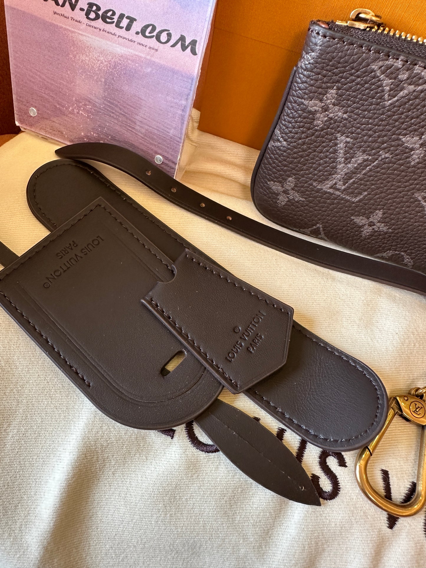 Louis Vuitton Speedy Bandoulière Monogram Bag Brown