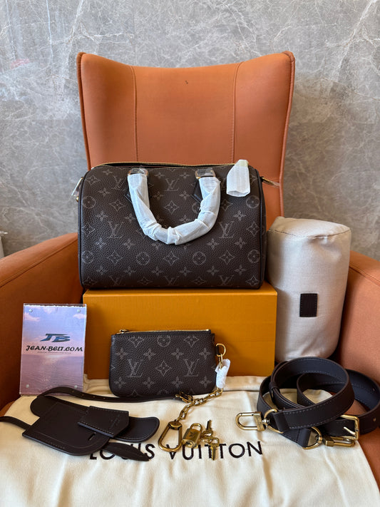 Louis Vuitton Speedy Bandoulière Monogram Bag Brown