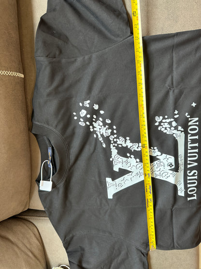 Louis Vuitton Black Cotton T-shirt