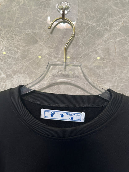 Off-White Spray Arrow Black Crewneck Sweatshirt