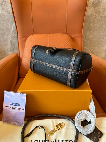 Louis Vuitton Speedy Bandoulière Black Leather Bag