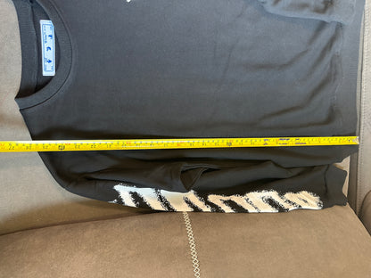 Off-White Spray Arrow Black Crewneck Sweatshirt