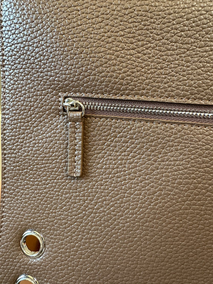 Chanel Caviar Leather Flap Bag Taupe Grey
