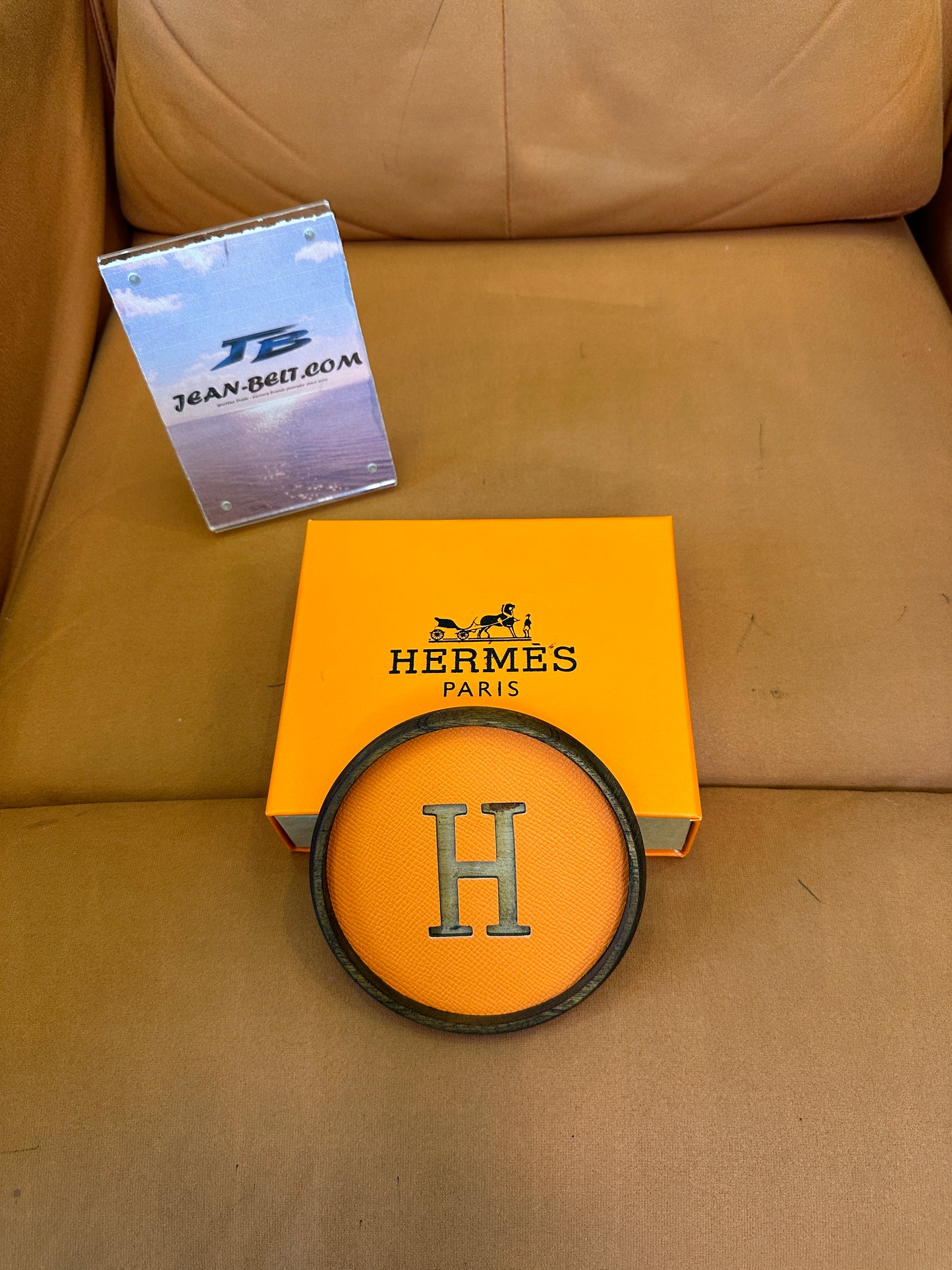 Hermès Round Valet Tray Key Dish