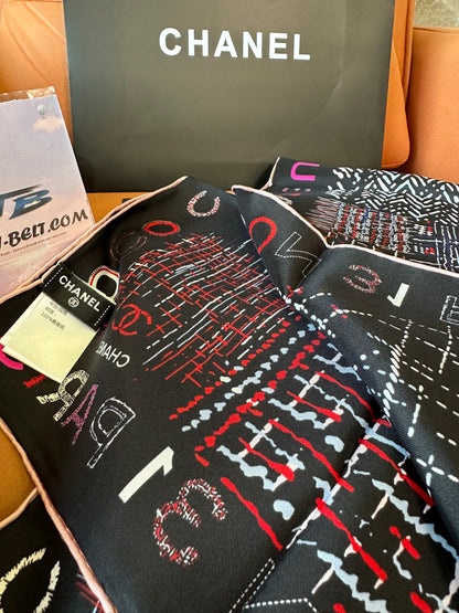 Chanel 31 Rue Cambon Silk Scarf