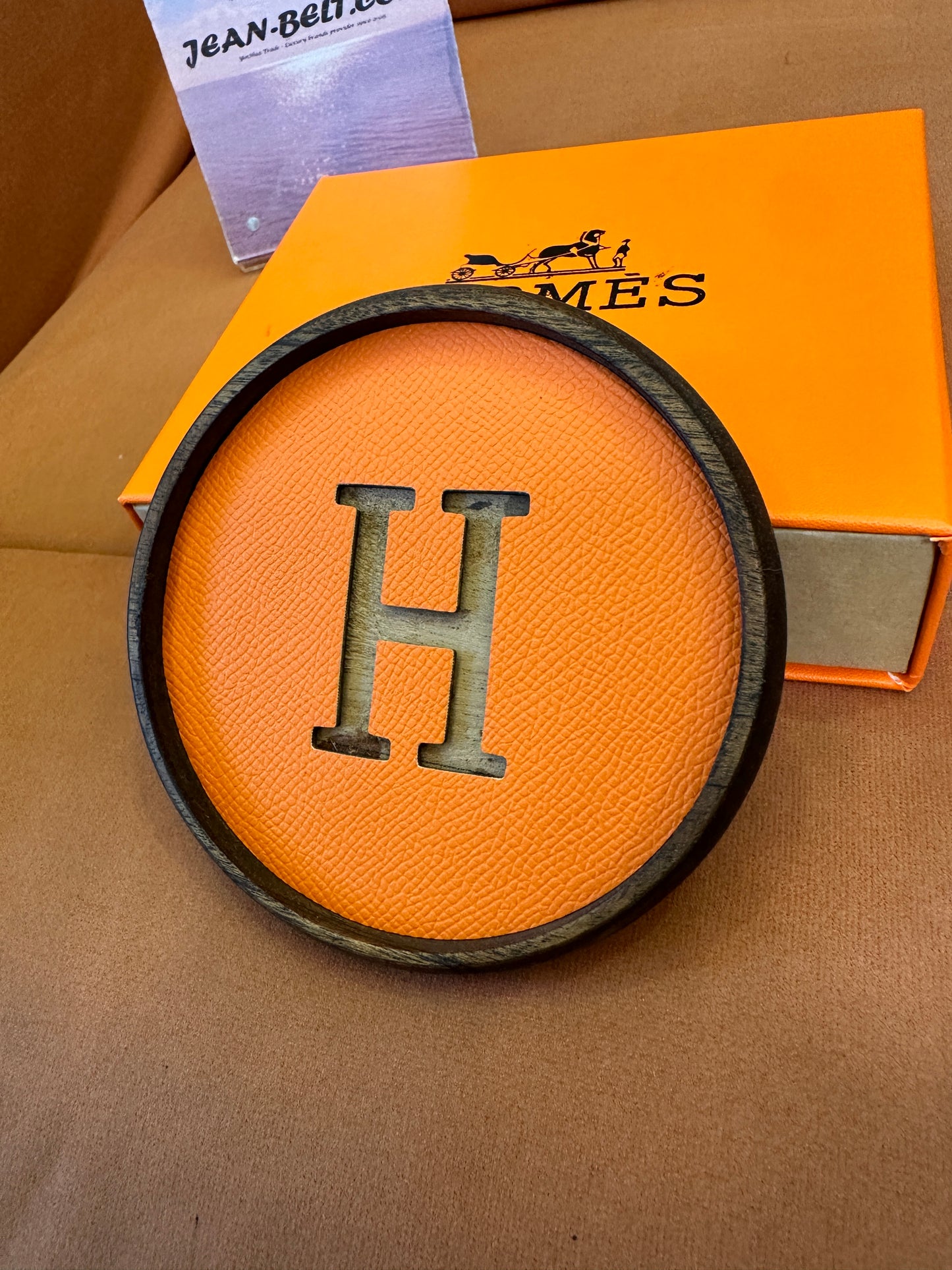 Hermès Round Valet Tray Key Dish