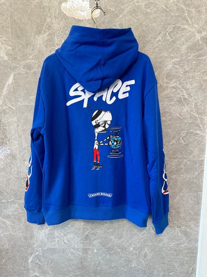Chrome Hearts Blue Space Astronaut Hoodie