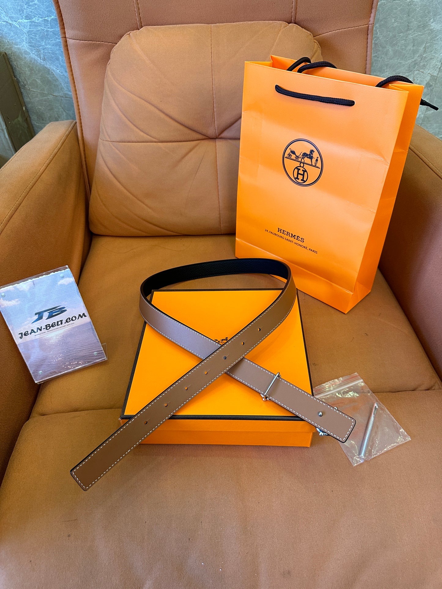 Hermès Reversible Leather Belt