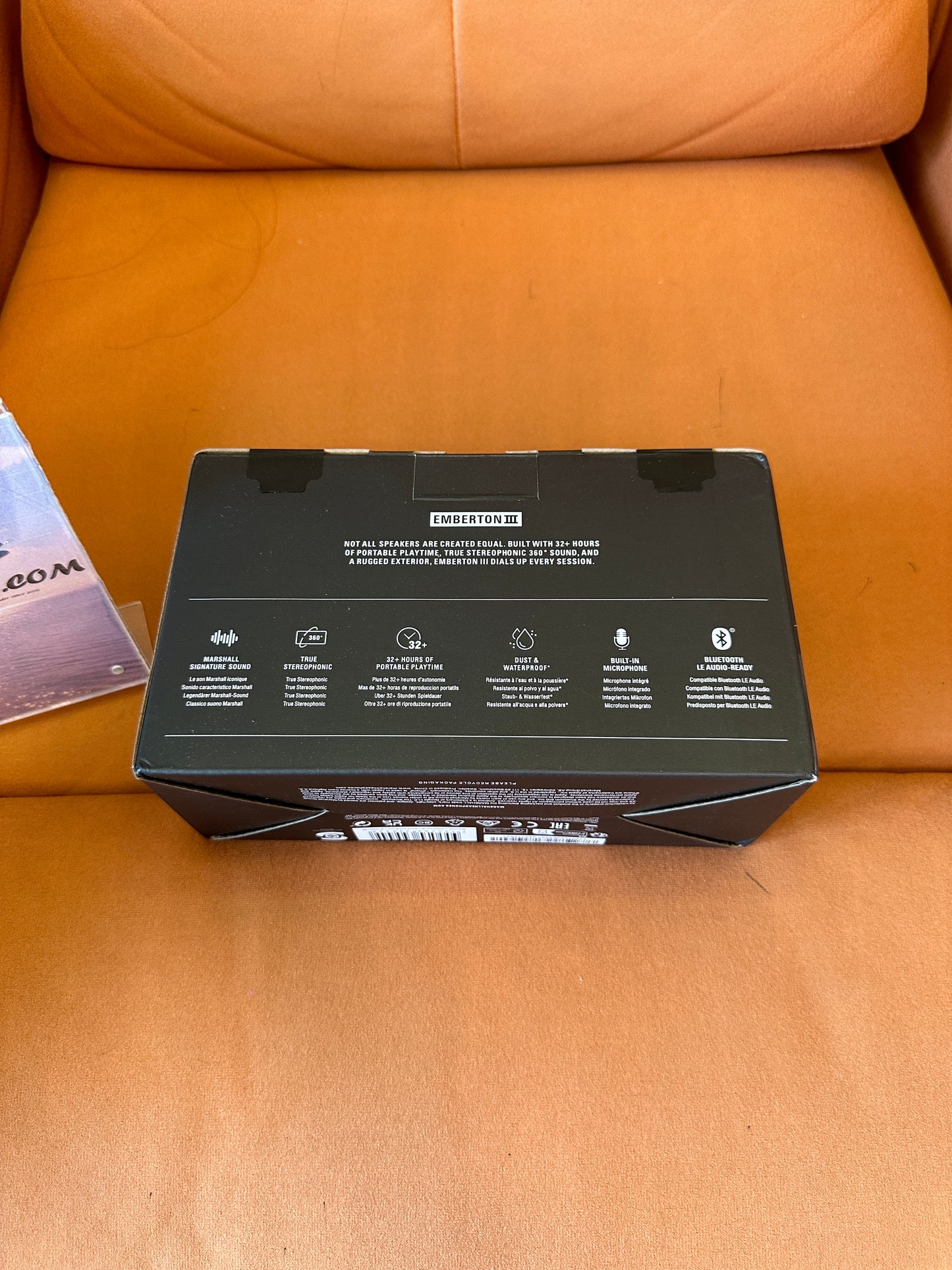 Marshall Emberton III Portable Bluetooth Speaker