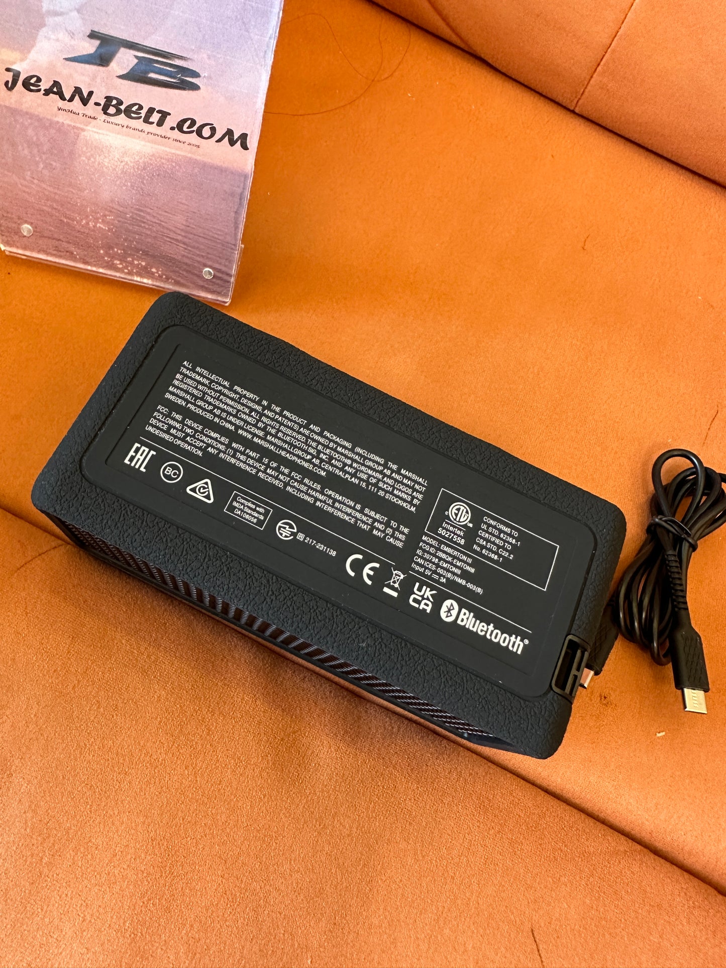 Marshall Emberton III Portable Bluetooth Speaker