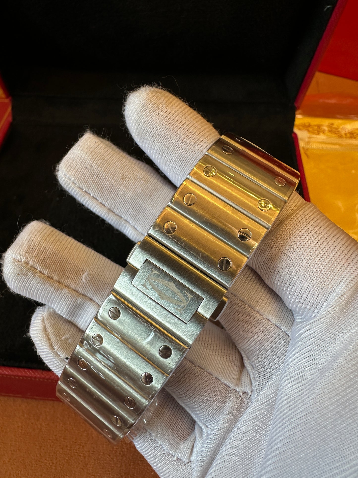Cartier Santos Automatic Watch – Square Case Stainless Steel Design