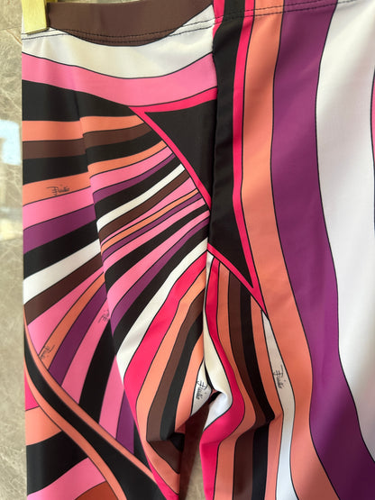 Pucci Women’s Printed Sports Bra & Leggings Set – Pink Multicolor