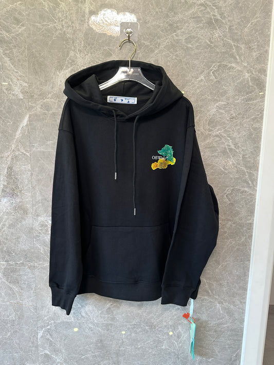 Off-White multicolor brushstroke arrows hoodie