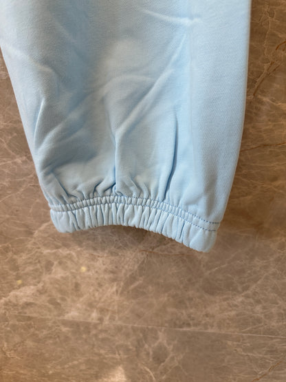 Chrome Hearts Light Blue Gothic Graphic Jogger Sweatpants