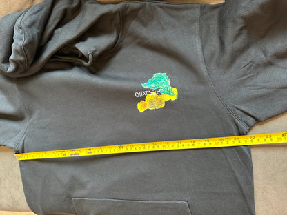 Off-White multicolor brushstroke arrows hoodie
