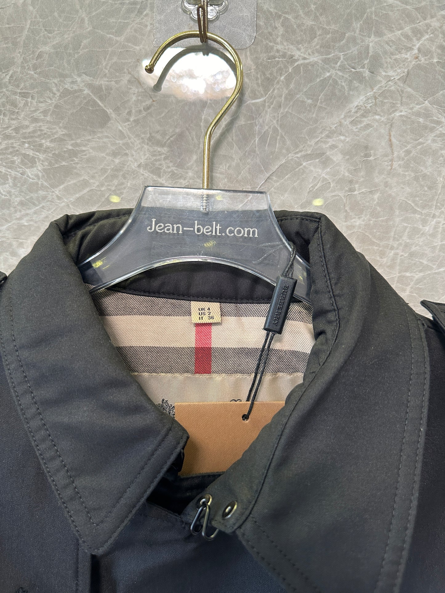 Burberry Classic Black Double-Breasted Trench Coat