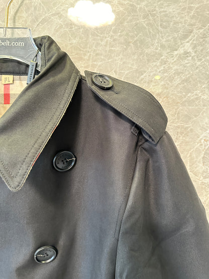 Burberry Classic Black Double-Breasted Trench Coat