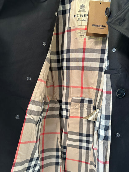 Burberry Classic Black Double-Breasted Trench Coat