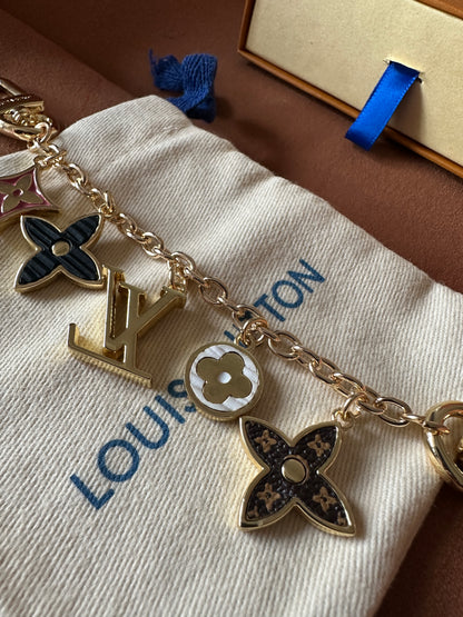 Louis Vuitton Monogram Flower Charm Bag Chain