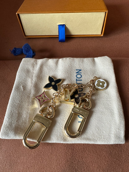 Louis Vuitton Monogram Flower Charm Bag Chain