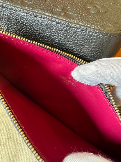 Louis Vuitton Black Monogram Chain Wallet