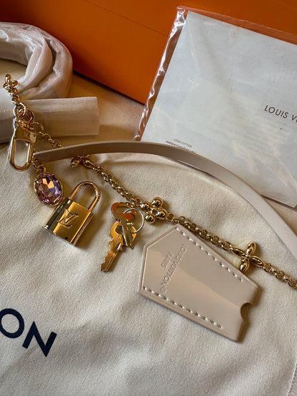 Louis Vuitton White Monogram Embossed Alma Handbag