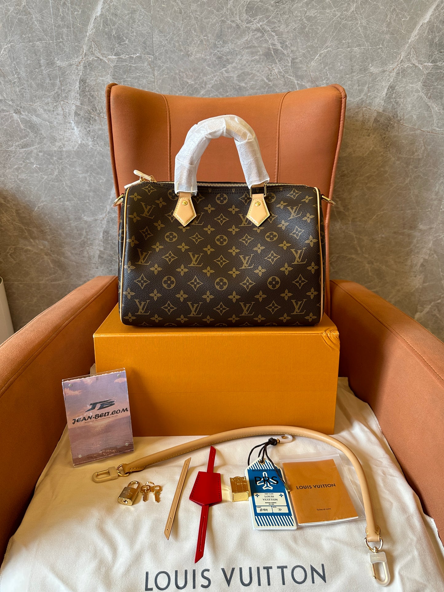 Louis Vuitton Speedy 30 Monogram Canvas Handbag