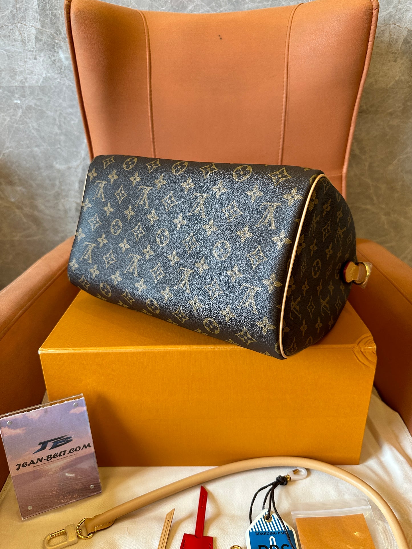 Louis Vuitton Speedy 30 Monogram Canvas Handbag