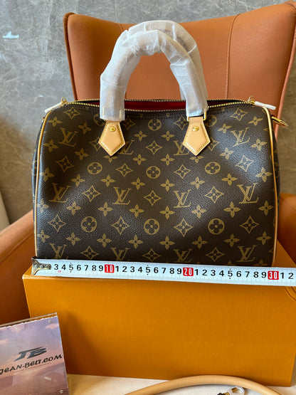 Louis Vuitton Speedy 30 Monogram Canvas Handbag