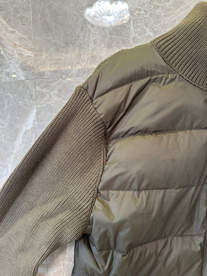 Moncler Hybrid Knit Down Jacket