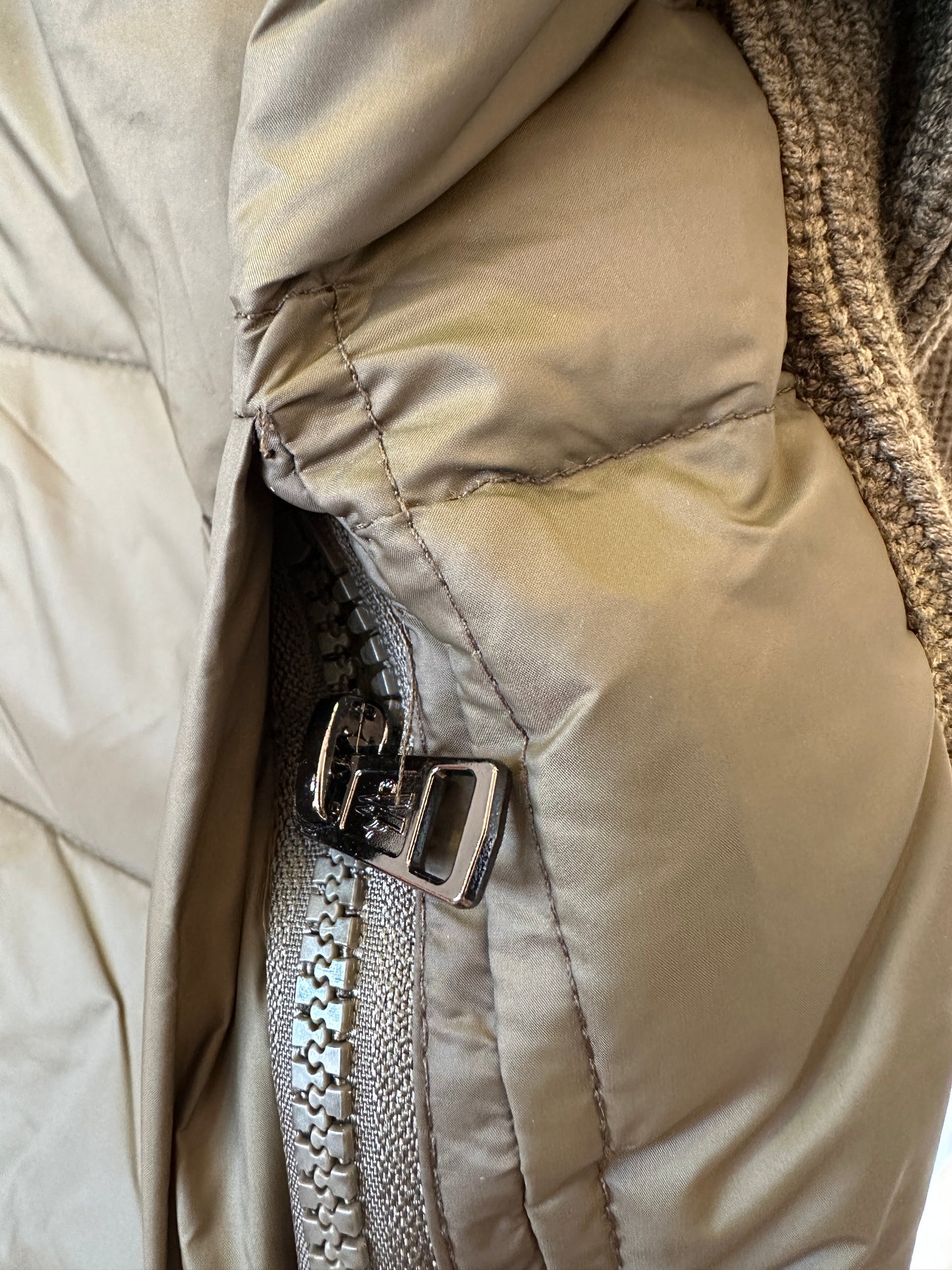 Moncler Hybrid Knit Down Jacket