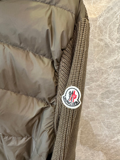 Moncler Hybrid Knit Down Jacket