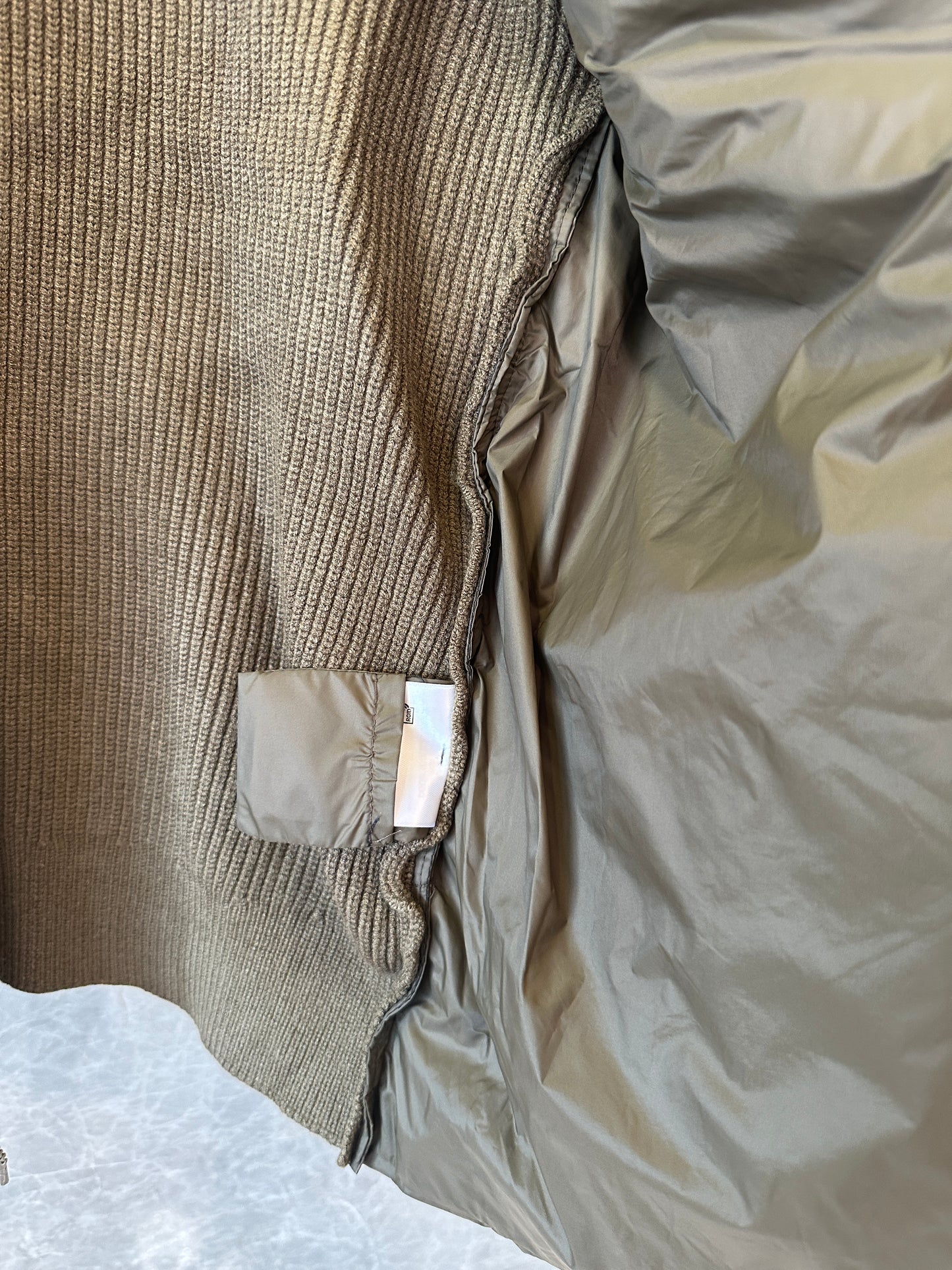 Moncler Hybrid Knit Down Jacket