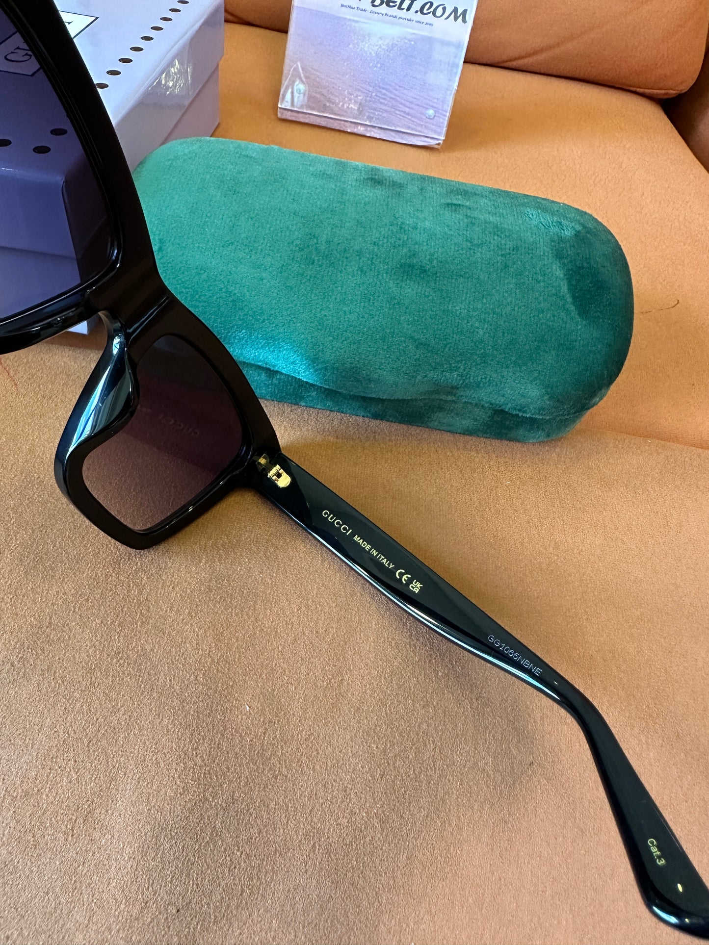 Gucci GG1714S Black Square Sunglasses