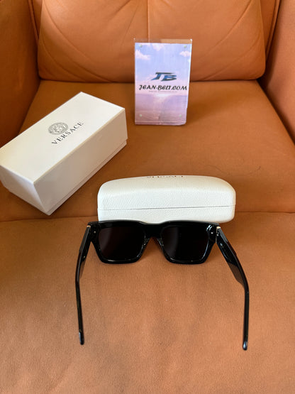 Versace VE4464 Black Rectangular Sunglasses