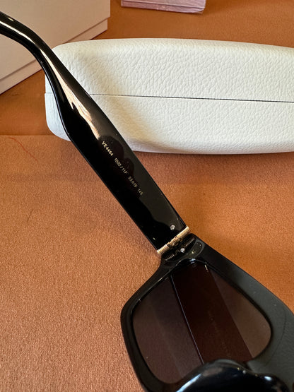 Versace VE4464 Black Rectangular Sunglasses