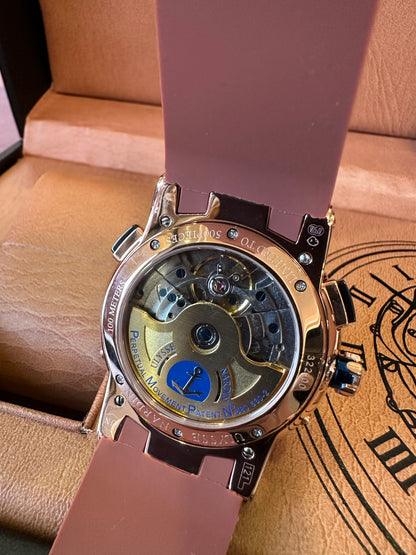 Ulysse Nardin Executive Perpetual Calendar Dual Time Ouro Rosa Edição Limitada