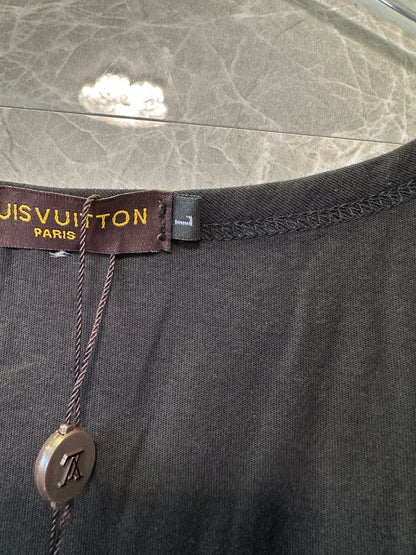 Louis Vuitton Black Cotton Tank Top