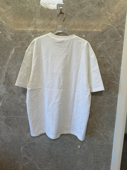 Alexander McQueen White Graphic Oversized T-Shirt