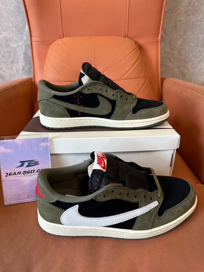 Nike Air Jordan 1 Low OG x Travis Scott "Olive Green Black"