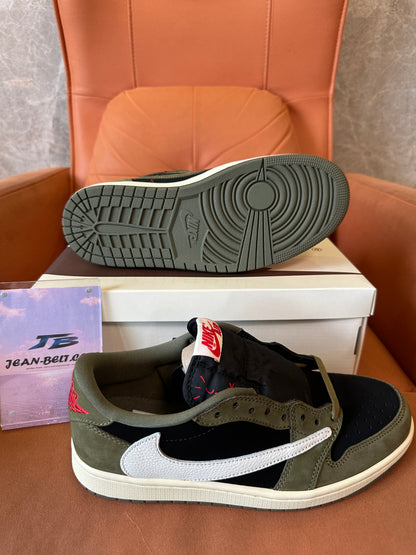 Nike Air Jordan 1 Low OG x Travis Scott "Olive Green Black"