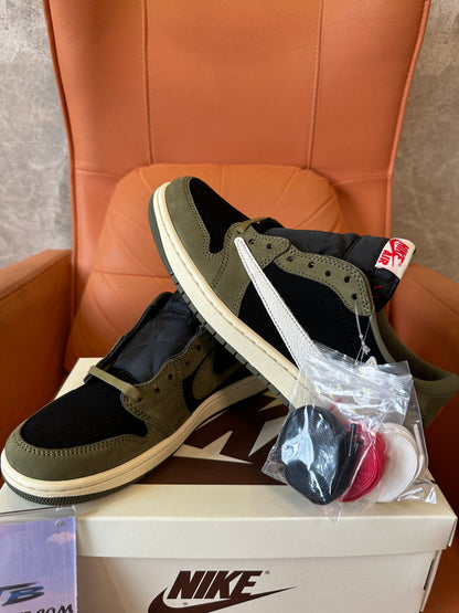 Nike Air Jordan 1 Low OG x Travis Scott "Olive Green Black"