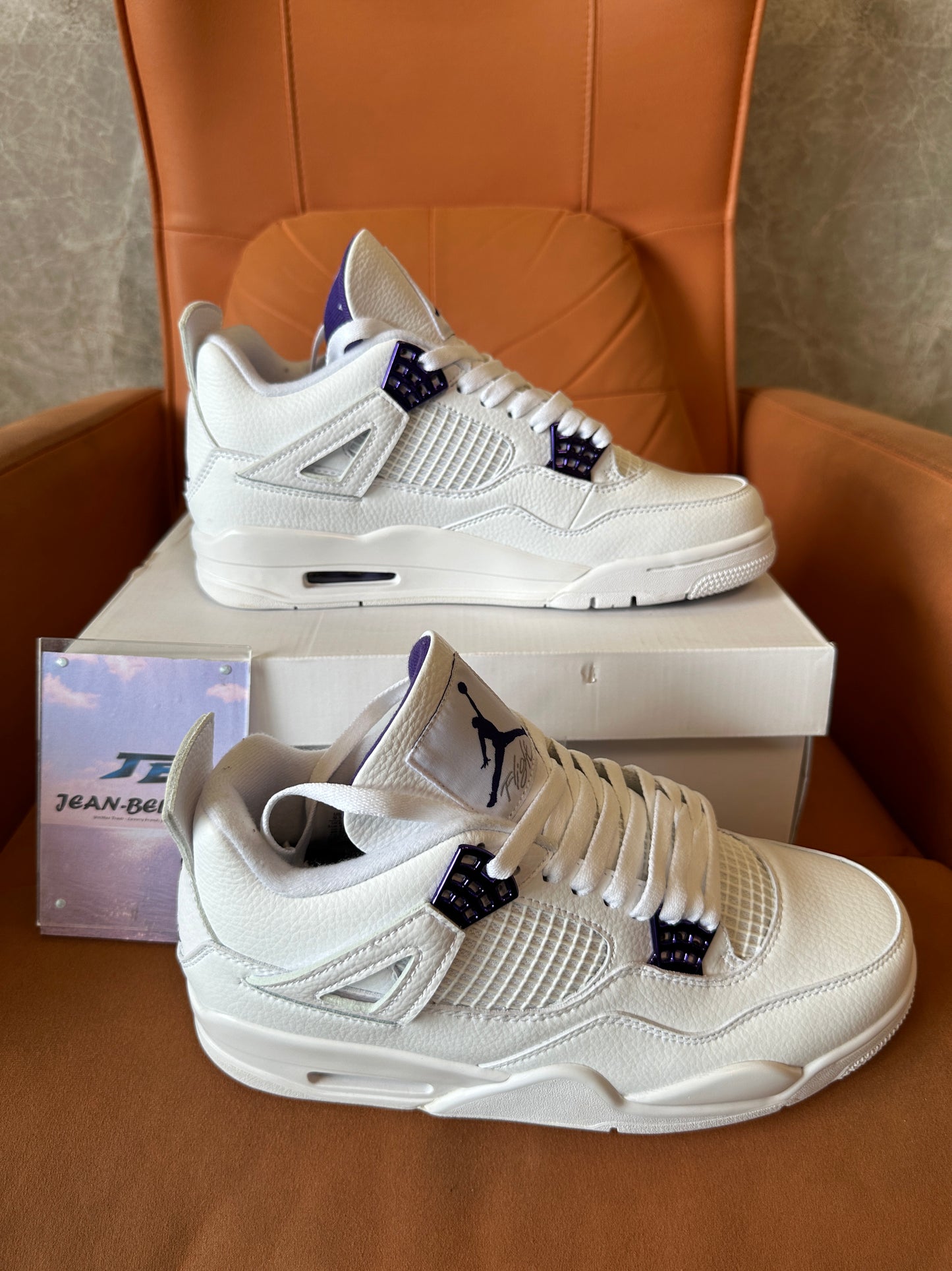 Nike Air Jordan 4 Retro “Metallic Purple” White Court Purple
