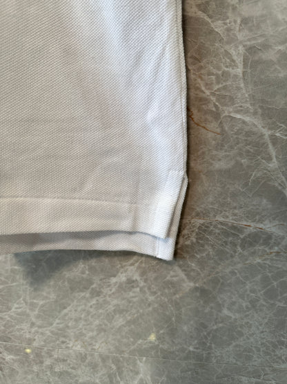 Polo Ralph Lauren Classic Cotton Polo Shirt White with Black Pony Logo