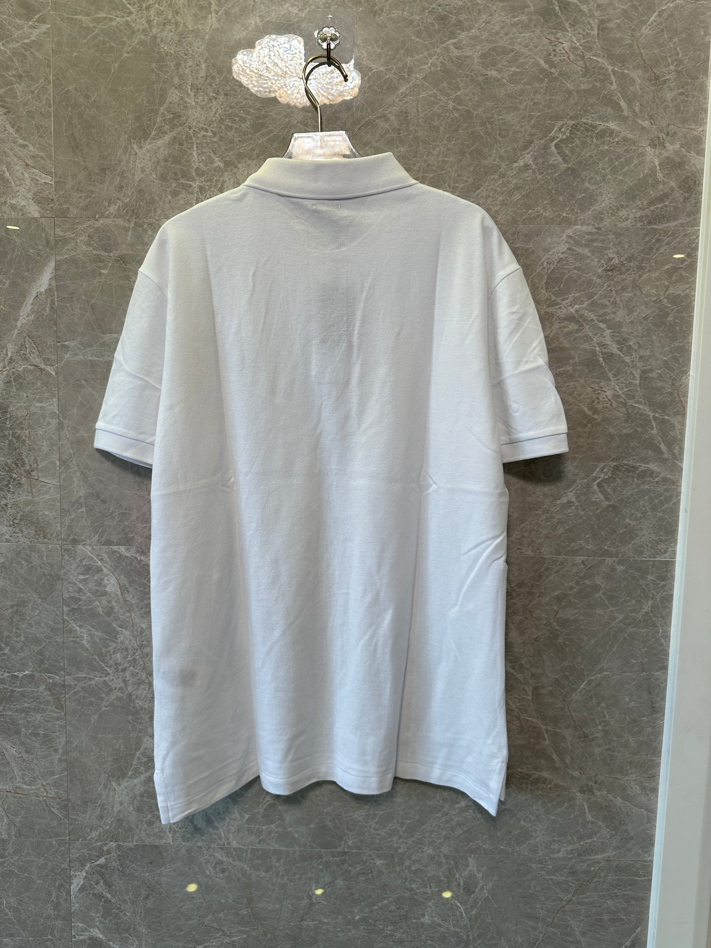 Polo Ralph Lauren Classic Cotton Polo Shirt White with Black Pony Logo