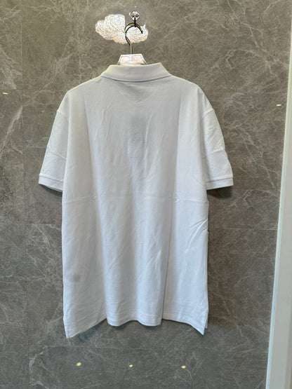 Polo Ralph Lauren Classic Cotton Polo Shirt White with Black Pony Logo