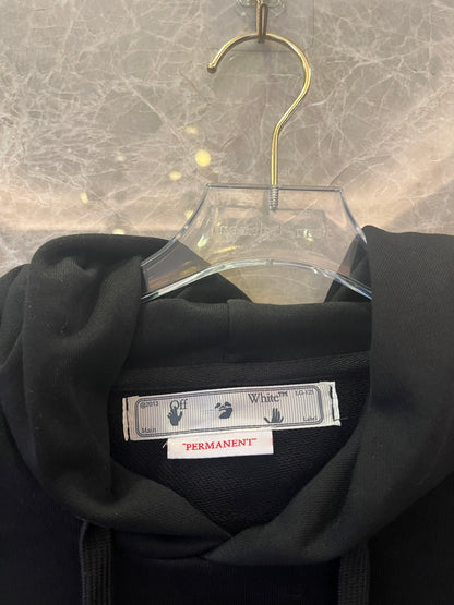 Off White men's stars  print hooded pullover