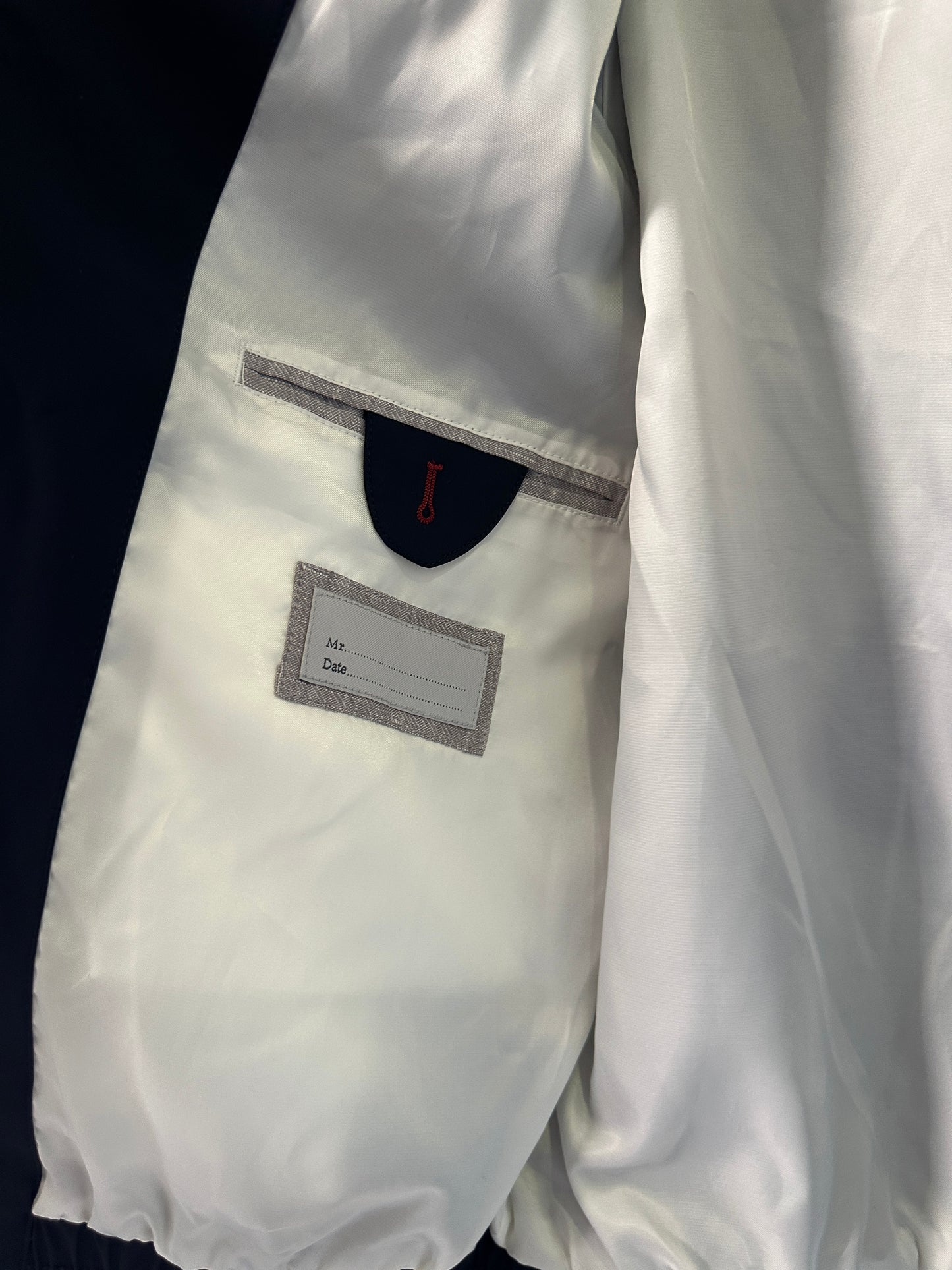 Brunello Cucinelli Men’s Navy Blue Lightweight Bomber Jacket with High Collar